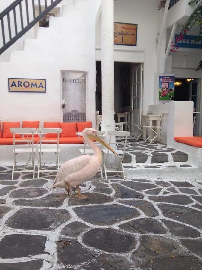 Mykonos TownGlitterati Cornerアパートメント アパート Mykonos Town